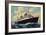 Künstler United States Lines, S.S. America, Steamer-null-Framed Giclee Print