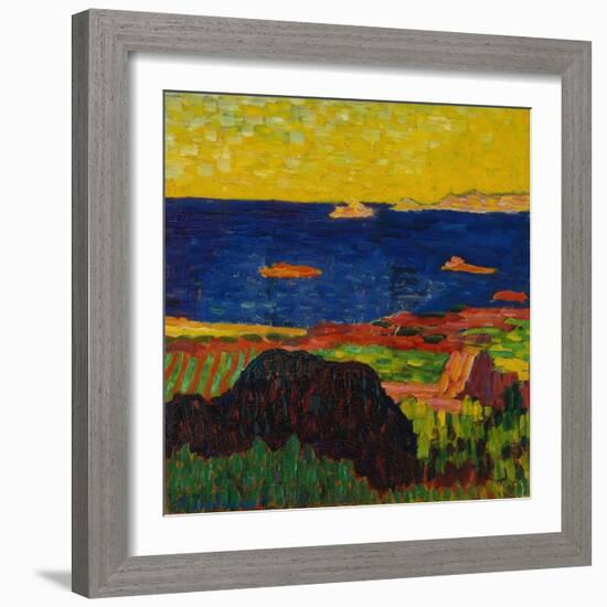 Kueste Bei Carantec, 1905/06-Alexej Von Jawlensky-Framed Giclee Print