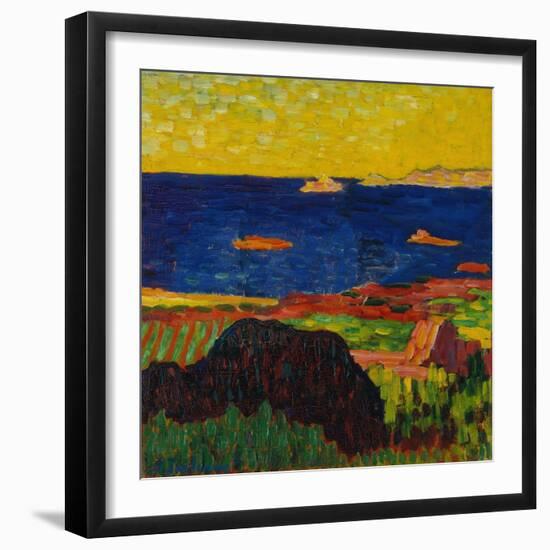 Kueste Bei Carantec, 1905/06-Alexej Von Jawlensky-Framed Giclee Print