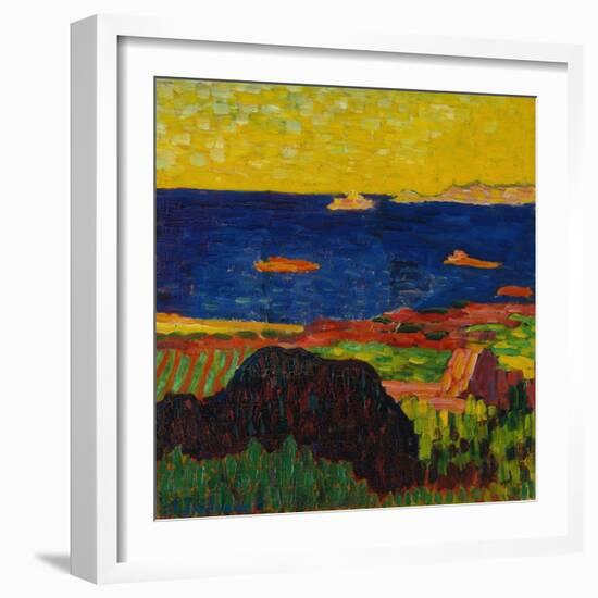 Kueste Bei Carantec, 1905/06-Alexej Von Jawlensky-Framed Giclee Print