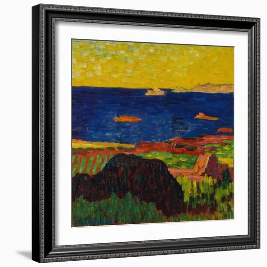 Kueste Bei Carantec, 1905/06-Alexej Von Jawlensky-Framed Giclee Print