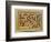 Kufic Calligraphy from a Koran Manuscript-null-Framed Giclee Print