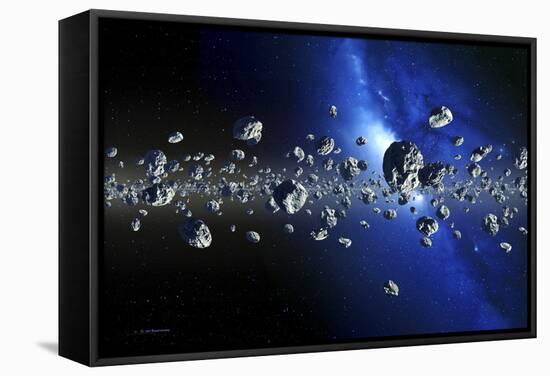 Kuiper Belt Objects-Detlev Van Ravenswaay-Framed Premier Image Canvas