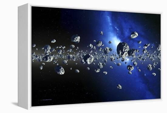 Kuiper Belt Objects-Detlev Van Ravenswaay-Framed Premier Image Canvas