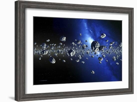 Kuiper Belt Objects-Detlev Van Ravenswaay-Framed Photographic Print