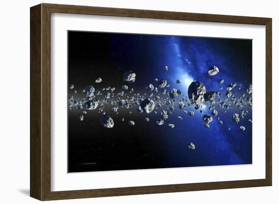Kuiper Belt Objects-Detlev Van Ravenswaay-Framed Photographic Print