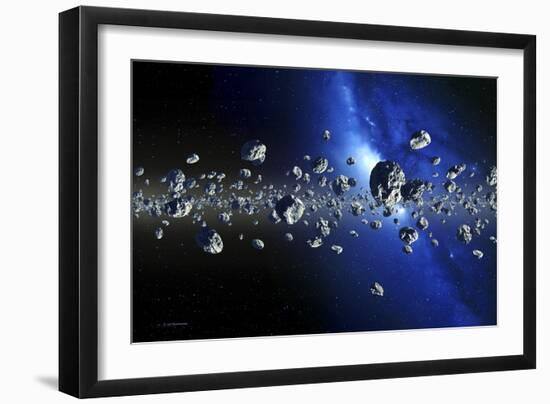 Kuiper Belt Objects-Detlev Van Ravenswaay-Framed Photographic Print