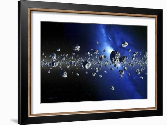 Kuiper Belt Objects-Detlev Van Ravenswaay-Framed Photographic Print