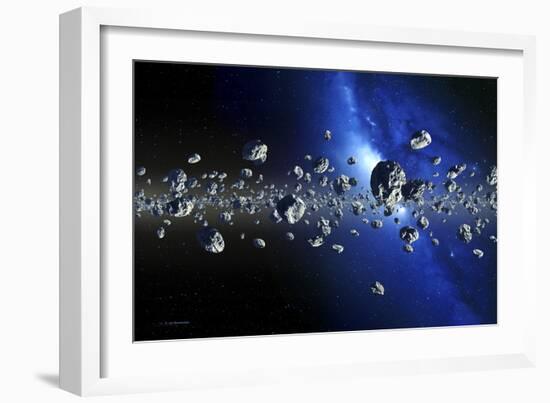 Kuiper Belt Objects-Detlev Van Ravenswaay-Framed Photographic Print