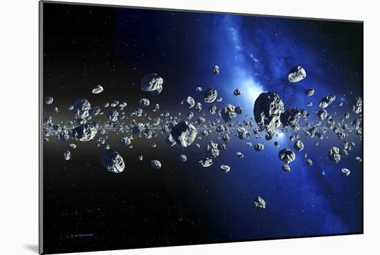 Kuiper Belt Objects-Detlev Van Ravenswaay-Mounted Photographic Print