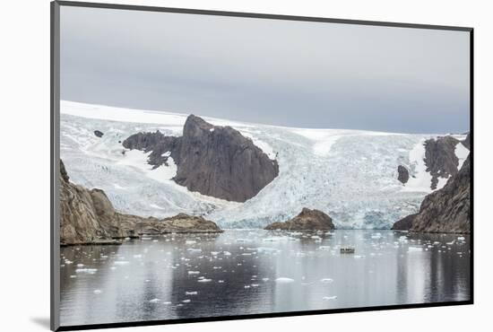 Kujatdeleq Glacier, Prins Christian Sund, southern Greenland, Polar Regions-Tony Waltham-Mounted Photographic Print