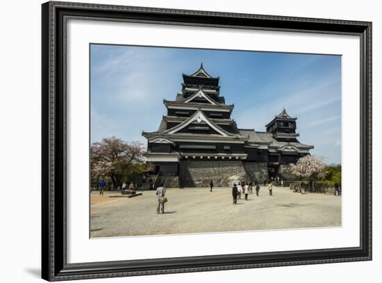 Kumamoto Japanese Castle, Kumamoto, Kyushu, Japan, Asia-Michael Runkel-Framed Photographic Print