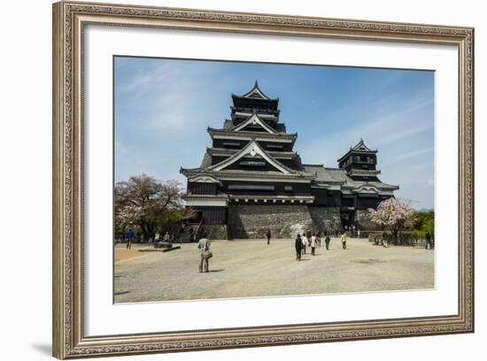 Kumamoto Japanese Castle, Kumamoto, Kyushu, Japan, Asia-Michael Runkel-Framed Photographic Print