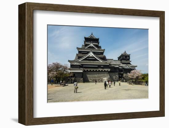 Kumamoto Japanese Castle, Kumamoto, Kyushu, Japan, Asia-Michael Runkel-Framed Photographic Print