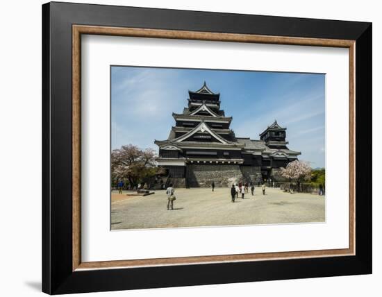 Kumamoto Japanese Castle, Kumamoto, Kyushu, Japan, Asia-Michael Runkel-Framed Photographic Print