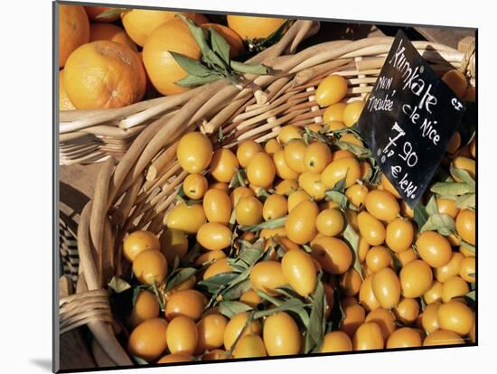 Kumquats for Sale on the Market in Cours Saleya, Nice, Alpes Maritimes, French Riviera, France-Ruth Tomlinson-Mounted Photographic Print