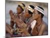 Kung Women Sing and Clap their Hands, They are San Hunter-Gatherers, Often Referred to as Bushmen-Nigel Pavitt-Mounted Photographic Print