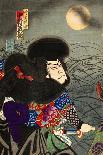 Lady Samurai with Umbrella-Kunichika toyohara-Giclee Print