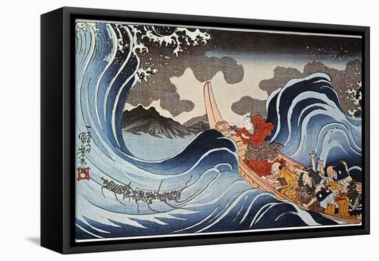 Kuniyoshi: Oban Print-Kuniyoshi Utagawa-Framed Premier Image Canvas