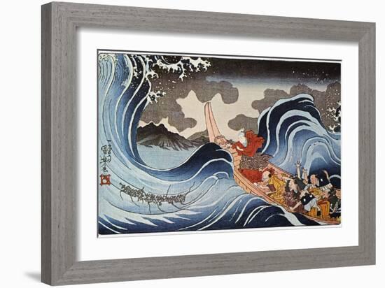 Kuniyoshi: Oban Print-Kuniyoshi Utagawa-Framed Giclee Print