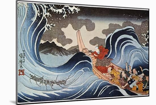 Kuniyoshi: Oban Print-Kuniyoshi Utagawa-Mounted Giclee Print