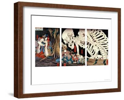 Mitsukini Defying the Skeleton Spectre, circa 1845' Giclee