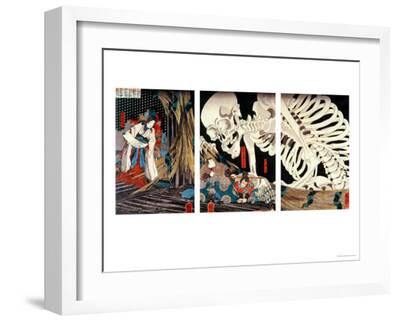 Mitsukini Defying the Skeleton Spectre, circa 1845' Giclee