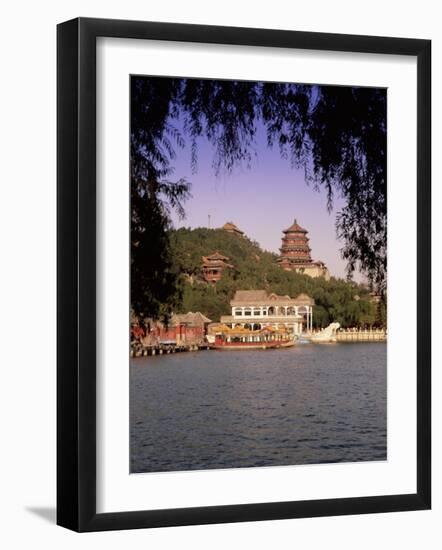 Kunming Hu Lake, Summer Palace Park, Summer Palace, Beijing, China, Asia-Gavin Hellier-Framed Photographic Print