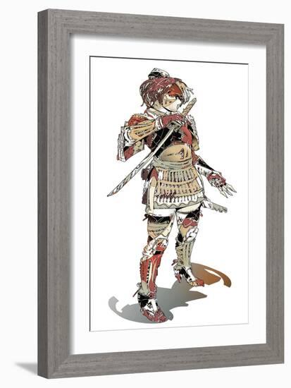 Kunoichi-HR-FM-Framed Art Print