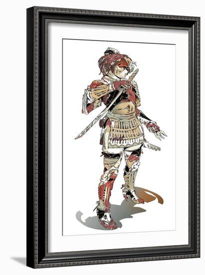 Kunoichi-HR-FM-Framed Art Print