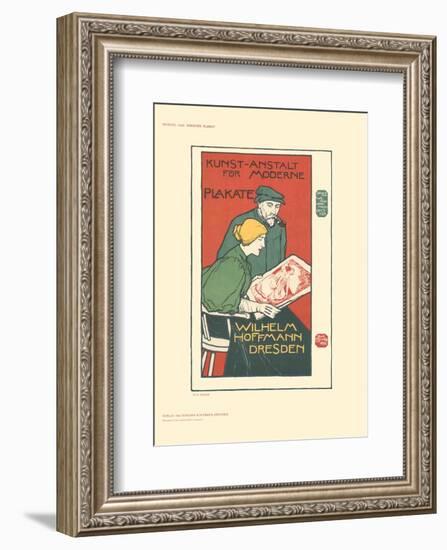 Kunst-Anstalt fur Moderne Plakate-Otto Fischer-Framed Collectable Print