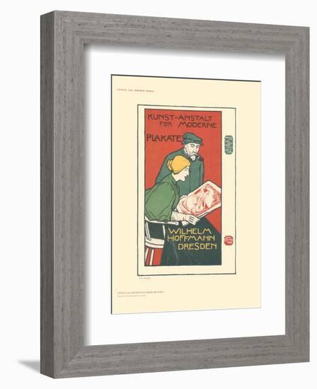 Kunst-Anstalt fur Moderne Plakate-Otto Fischer-Framed Collectable Print