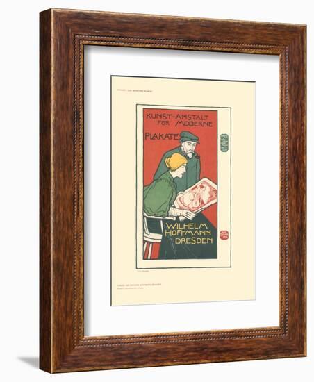 Kunst-Anstalt fur Moderne Plakate-Otto Fischer-Framed Collectable Print