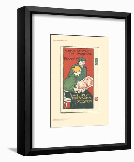 Kunst-Anstalt fur Moderne Plakate-Otto Fischer-Framed Collectable Print