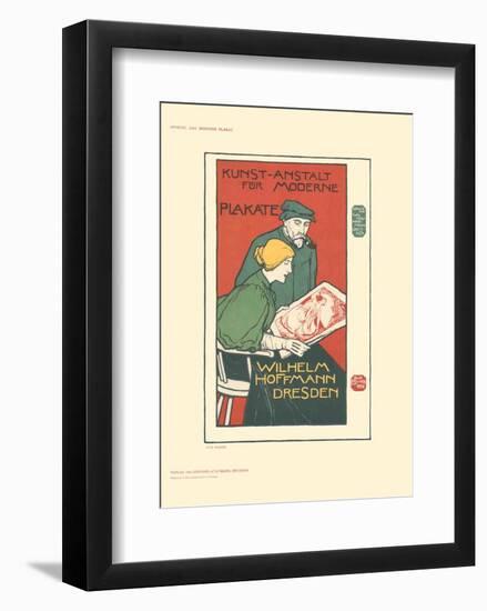 Kunst-Anstalt fur Moderne Plakate-Otto Fischer-Framed Collectable Print