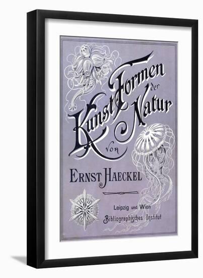 Kunstformen Der Natur - Artforms in Nature Book Cover-Ernst Haeckel-Framed Art Print