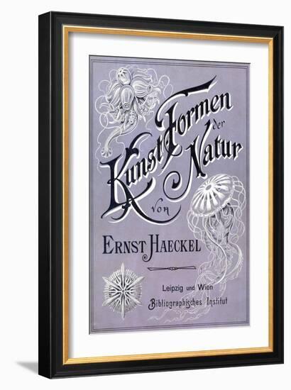 Kunstformen Der Natur - Artforms in Nature Book Cover-Ernst Haeckel-Framed Art Print