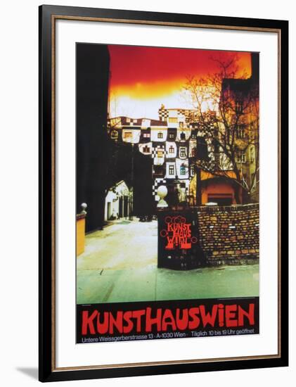 Kunsthaus Wien-Friedensreich Hundertwasser-Framed Art Print