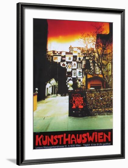 Kunsthaus Wien-Friedensreich Hundertwasser-Framed Art Print