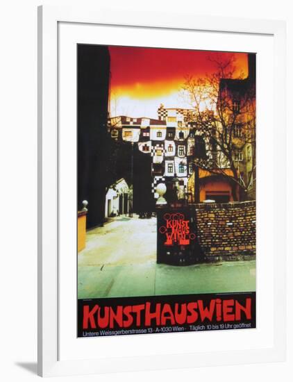 Kunsthaus Wien-Friedensreich Hundertwasser-Framed Art Print