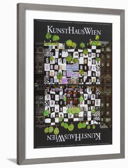 Kunsthaus Wien-Friedensreich Hundertwasser-Framed Art Print