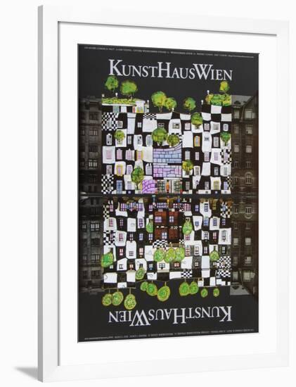 Kunsthaus Wien-Friedensreich Hundertwasser-Framed Art Print