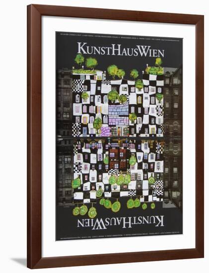 Kunsthaus Wien-Friedensreich Hundertwasser-Framed Art Print