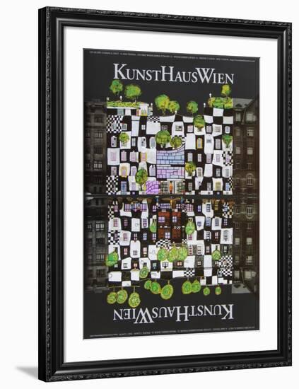 Kunsthaus Wien-Friedensreich Hundertwasser-Framed Art Print