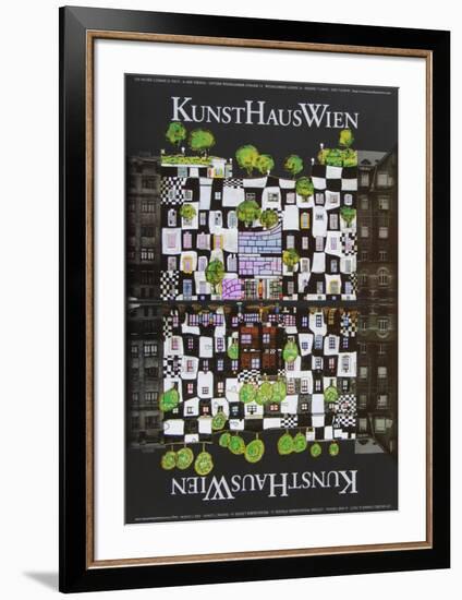 Kunsthaus Wien-Friedensreich Hundertwasser-Framed Art Print