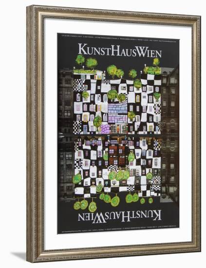 Kunsthaus Wien-Friedensreich Hundertwasser-Framed Art Print