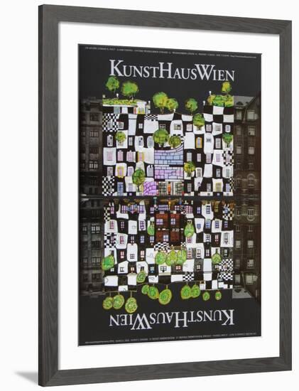 Kunsthaus Wien-Friedensreich Hundertwasser-Framed Art Print