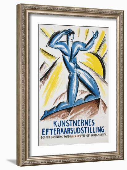 Kunstnernes Efteraarsudstilling Poster-null-Framed Giclee Print