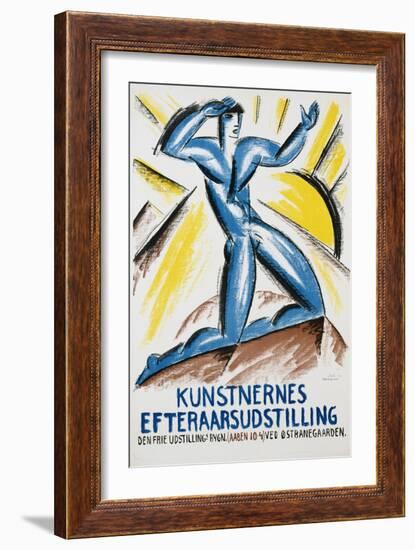 Kunstnernes Efteraarsudstilling Poster-null-Framed Giclee Print