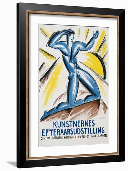 Kunstnernes Efteraarsudstilling Poster-null-Framed Giclee Print